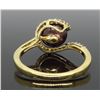 Image 5 : 14KT Yellow Gold 8.37mm Chocolate Pearl and Diamond Ring