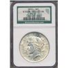 Image 1 : 1922 $1 Peace Silver Dollar Coin NGC MS61