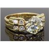 Image 6 : 14KT Yellow Gold 2.50ctw Diamond Ring