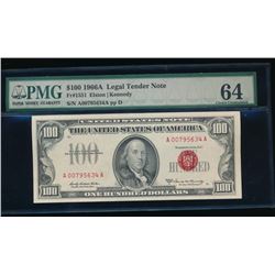 1966A $100 Legal Tender Note PMG 64