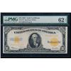Image 1 : 1922 $10 Gold Certificate PMG 62EPQ