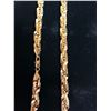 Image 3 : PLATED 14KT Gold Rope Chain