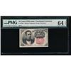 Image 1 : 10 Cent Fifth Issue Fractional Note PMG 64EPQ