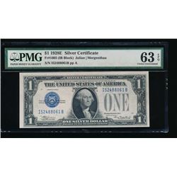 1928E $1 Silver Certificate PMG 63EPQ