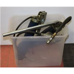 LOT OF 3 GREASE GUNS,