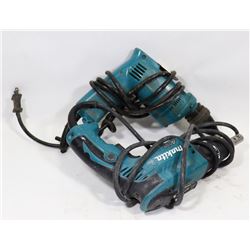 LOT OF 2 MAKITA DRILLS.