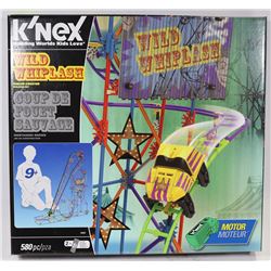 NEW 580PC K'NEX WILD WHIPLASH ROLLER COASTER