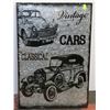 Image 1 : NEW VINTAGE CARS WALL DECOR ART. HAMMERED METAL,