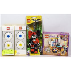 BUNDLE OF LEGO ITEMS INCLUDING 85PC ANDREA'S