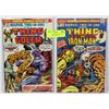 Image 1 : LOT OF 2 VINTAGE MARVEL 2 IN 1 COLLECTORS COMICS