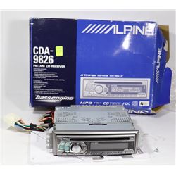ALPINE CDA-9826 FM/AM DC RECEIVER
