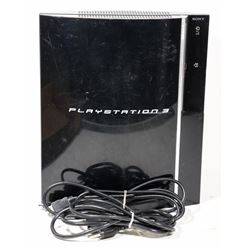 PLAYSTATION 3 CONSOLE WITH POWER CABLE AND