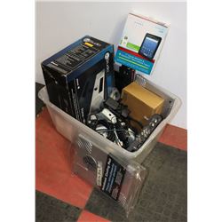 LARGE TOTE OF UNTESTED STORAGE LOCKER FIND