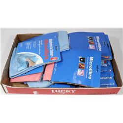 FLAT OF MICROFIBRE CLOTHS