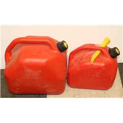 LOT OF 2 JERRY CANS