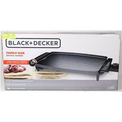 BLACK AND DECKER FAMILY SIZED ELECTRIC GRIDDLE