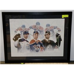 EDMONTON OILER PRINT - EBERLE, HALL & NUGENT-
