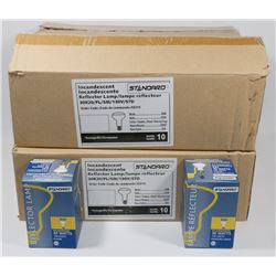 4 CASES OF INCANDESCENT 30R20/FL/5M/130V/STD