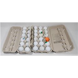 TWO CARTONS OF 36 GOLF BALLS.