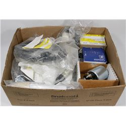 FLAT OF NEW GMV/CHEVY PARTS/ SENSORS.