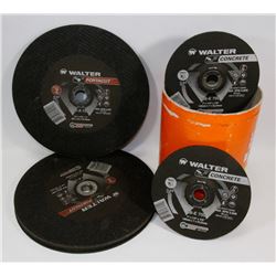 7"X1/4" GRINDING DISCS (19 TOTAL) & 12" PORTACUT