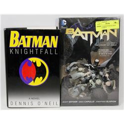 LOT OF 2 HARDCOVER BATMAN BOOKS COMICS