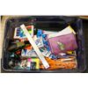 Image 1 : TOTE OF OFFICE, SCHOOL SUPPLIES
