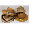 Image 1 : 4 STRAW HATS / SUN HATS