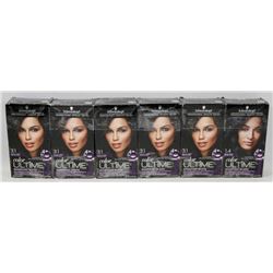 BUNDLE OF ASSORTED BLACK COLOR ULTIME HAIR COLOUR