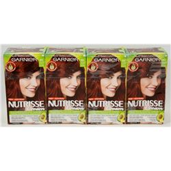 4 BOXES OF INTENSE MEDIUM RED GARNIER HAIR COLOUR