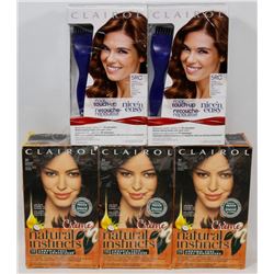 5 ASSORTED BOXES OF HAIR COLOUR