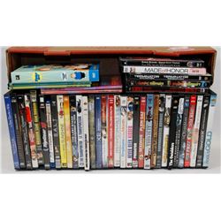 LOT OF 40 DVDS, MOSTLY ACTION
