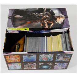 BOX OF POKÉMON AND WORLD OF WARCRAFT CARDS