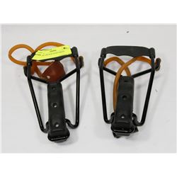 LOT OF 2 BLACK SLING SHOTS