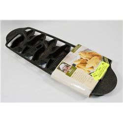 EW PAULA DEEN CAST IRON CORNBREAD "CORN COB" MOLD