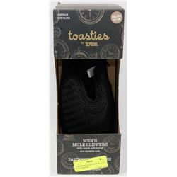 TOASTIES BY TOTES MENS XL (11-12) MULE SLIPPERS.