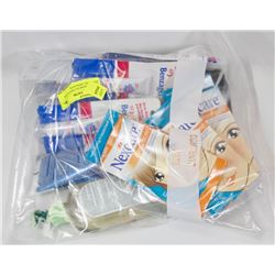 BAG OF ASSORTED DRUG STORE ITEMS INCL BENZAGEL,