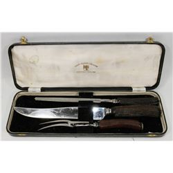 VINTAGE HENRY ROGERS, SONS & CO CARVING SET.