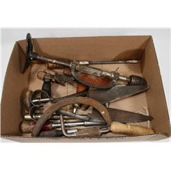 VINTAGE WESTERN SHEARS, HAND DRILLS AND MORE.