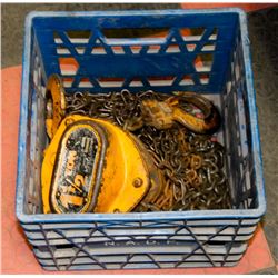 KITO 1.5 TON CHAIN FALL