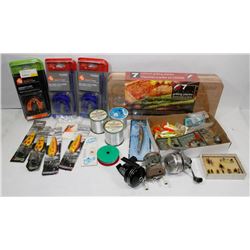 A LOT OF FISHING ITEMS