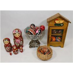 A LOT OF EASTER ITEMS NESTING