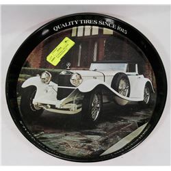 VINTAGE GENERAL TIRE BEER BEVERAGE WAITRESS 12"