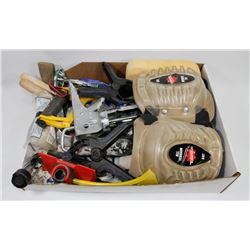 FLAT OF ASSORTED TILING & PAINTING SUPPLIES