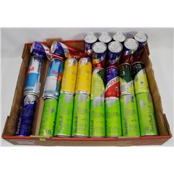 FLAT OF ASSORTED ENERGY DRINKS