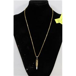 NEW BULLET PENDANT ON CHAIN