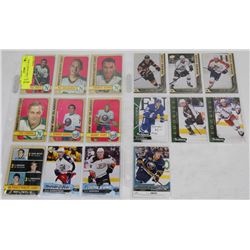 LOT OF 16 MISC HOCKEY CARDS.