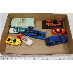FLAT OF COLLECTIBLE DIE CAST CARS.