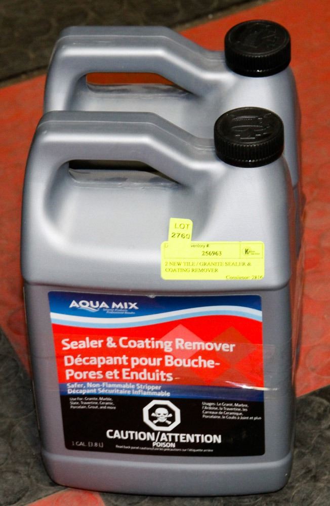 2 NEW TILE / GRANITE SEALER & COATING REMOVER Kastner Auctions
