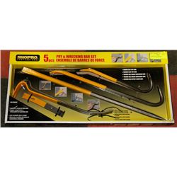 5 PIECES PRY & WRECKING BAR SET